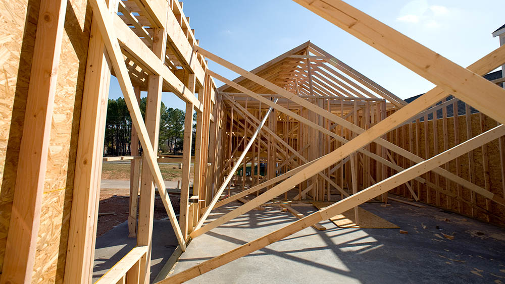 New house being constructed before scheduling home inspection services 